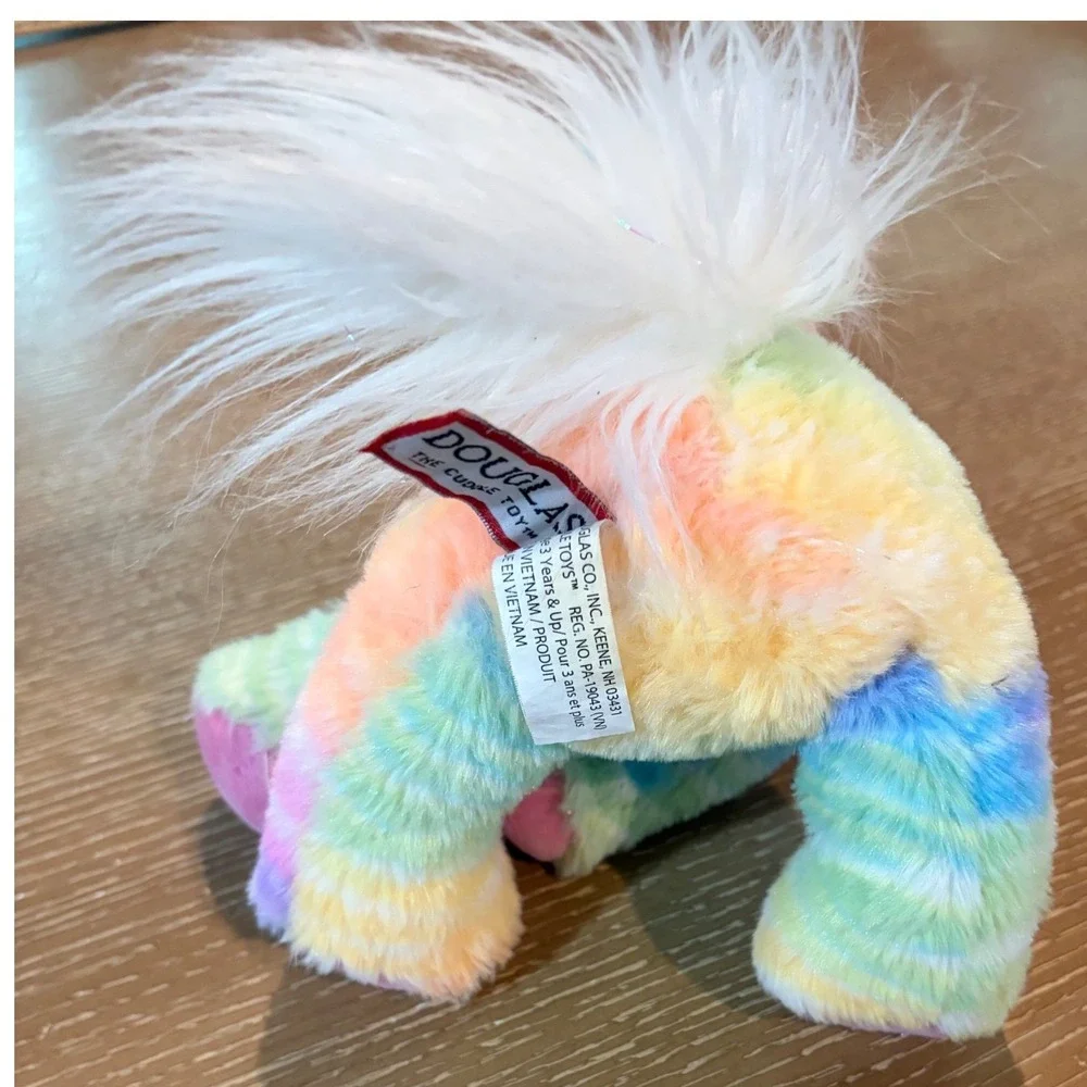 Douglas Toys 4207 Riona Rainbow Unicorn Soft Plush Stuffed Animal 10 inch